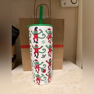 Roller Rabbit Starbucks Christmas Tumbler NEW EXCLUSIVE Collab